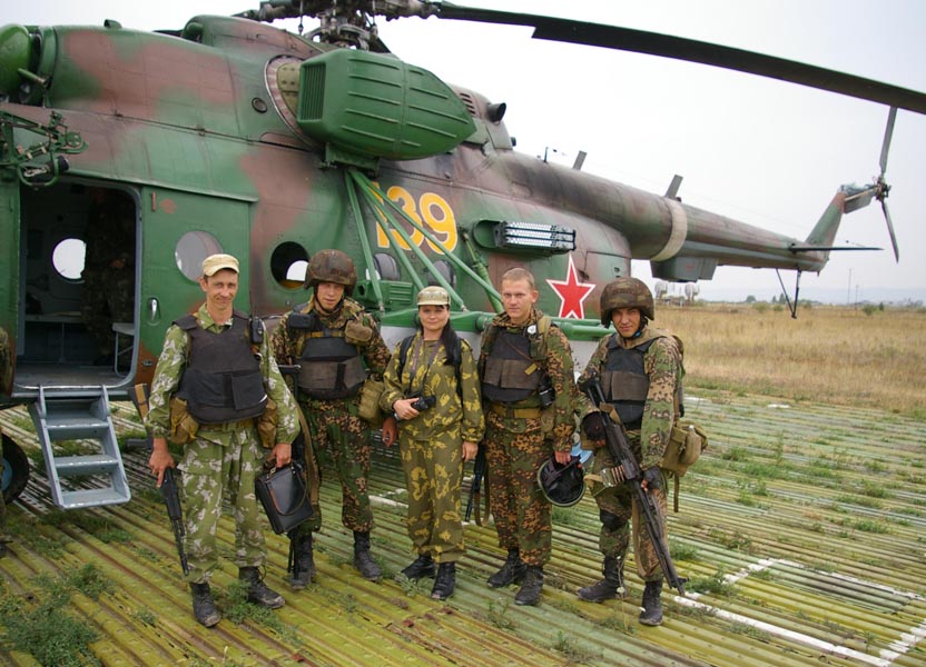 Ханкала, Чечня, после боевого вылета, 2009 год
